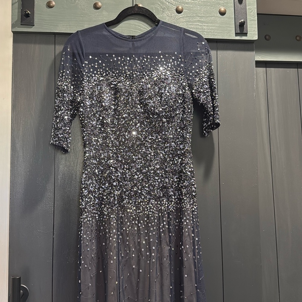 Black Sequin Dress
